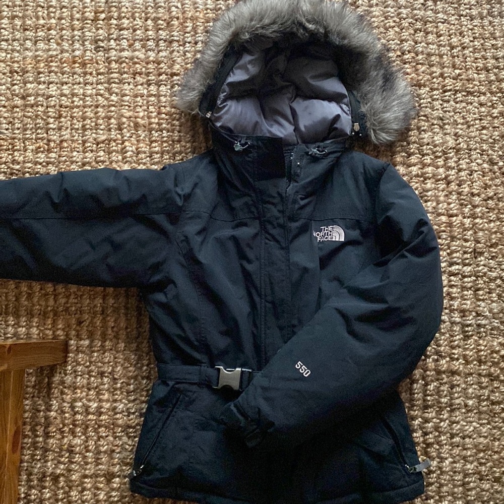 North Face 550 goose down womens winter coat
